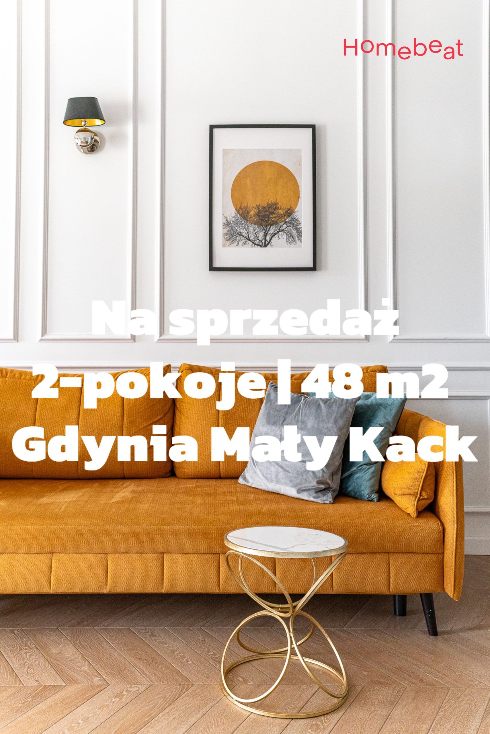 MIESZKANIE NA SPRZEDAŻ / 2 pokoje / 48,8 m² / GDYNIA Mały Kack – Bernadowo Park