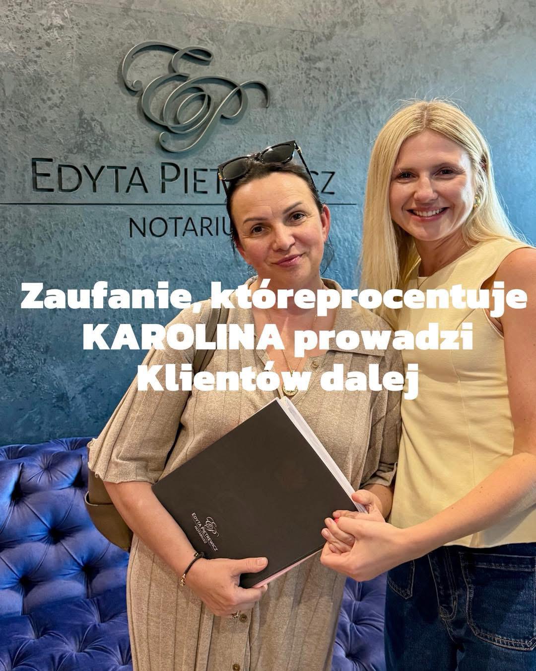 NOWY ETAP ŻYCIA ZACZYNA SIĘ Z KAROLINĄ – KAROLINA PROWADZI KLIENTÓW DALEJ